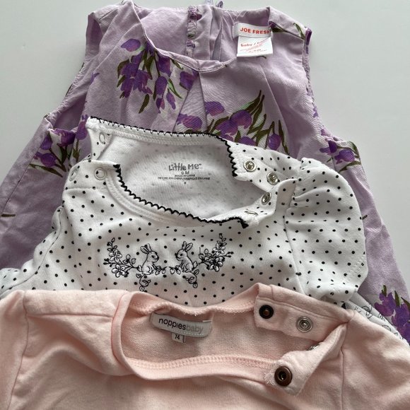LOT of 4 Baby spring park dresses NOPPIES & other brands, great condition - Picture 12 of 12
